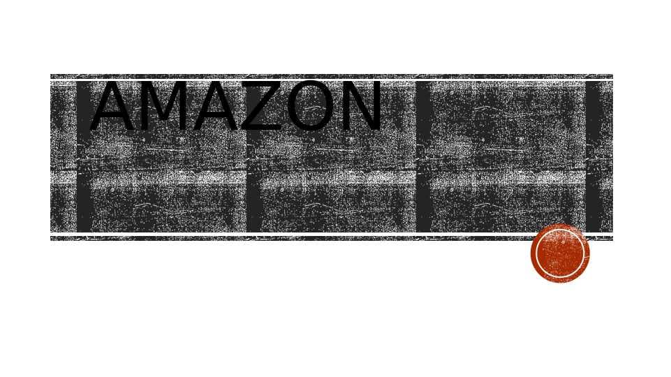 Amazon kompaniyasi pptx