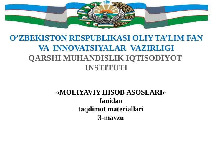 Asosiy vosita hisobi