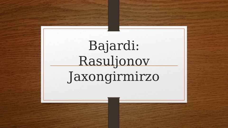 Menejment fanini umumfalsafiy usullari