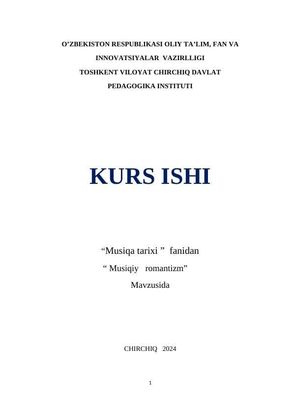 Musiqiy romantizm