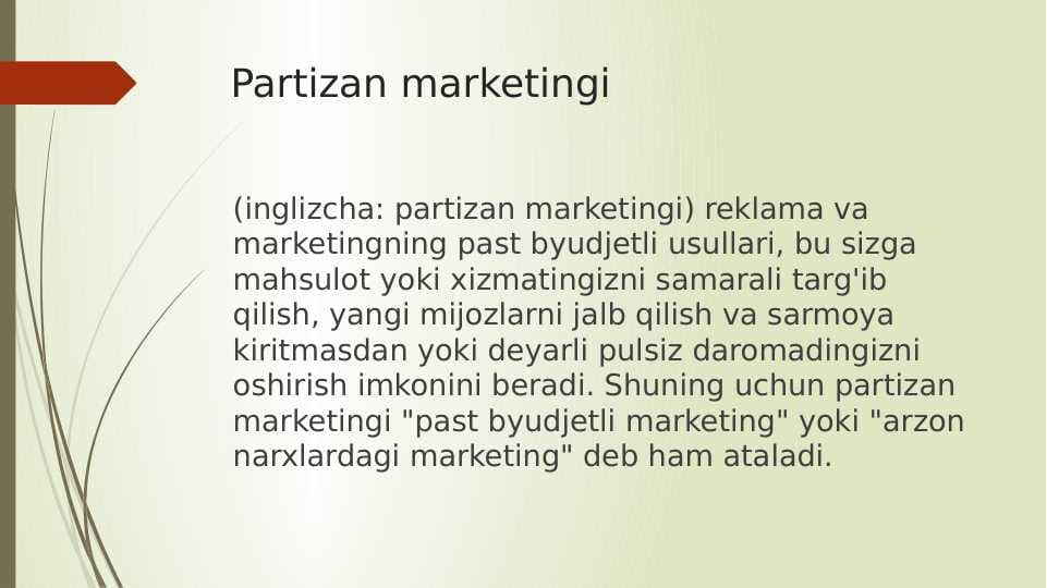 Partizan marketing pptx