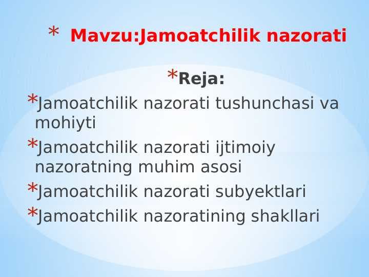 Jamoatchilik nazorati
