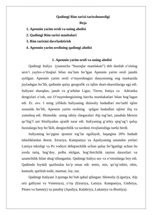 Qadimgi Rim tarixi tarixshunosligi   24