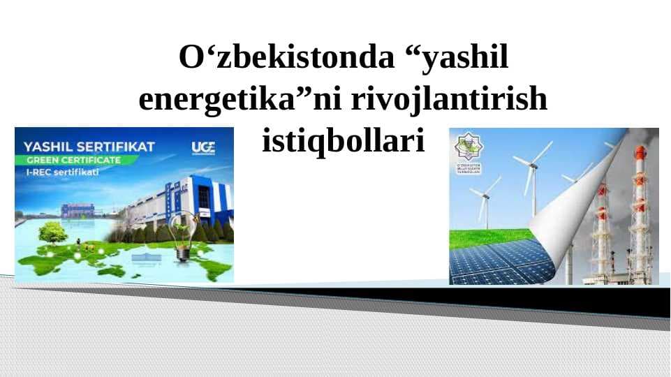 Yashil energetika