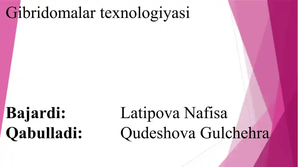 gibridomalar texnologiyasi