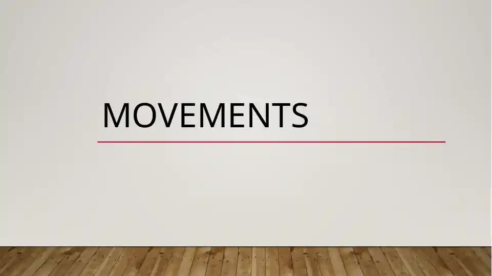 Movements