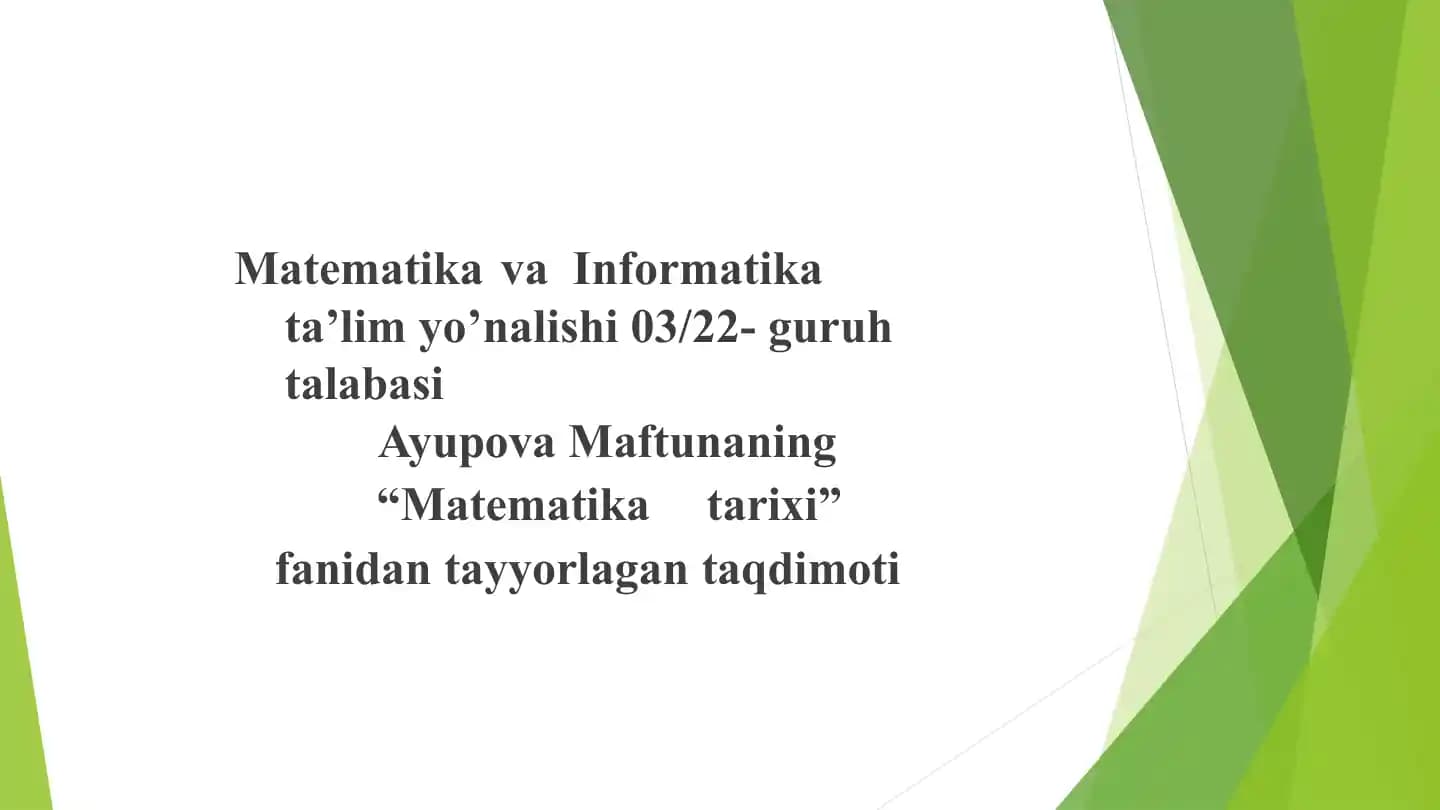 Misr va vavilyon xalqlarida matematika va astronomiya rivojlanishi