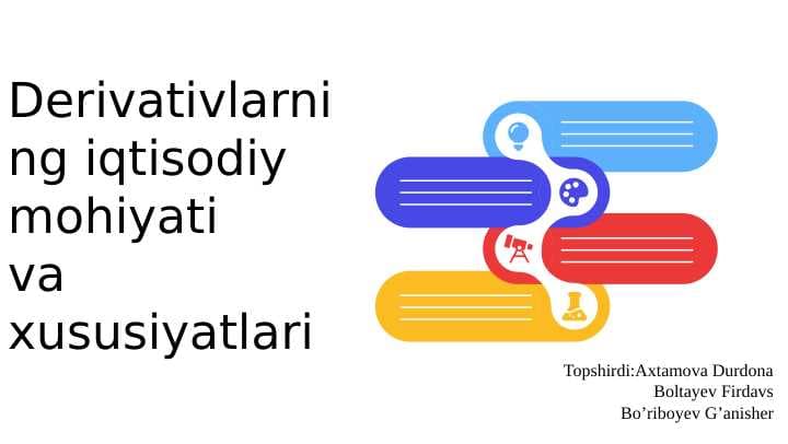 Derevativlar
