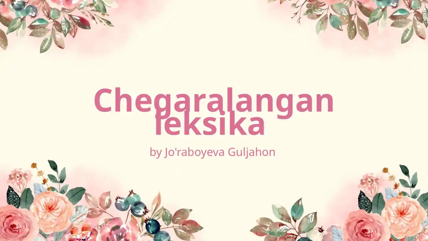 leksikologiya