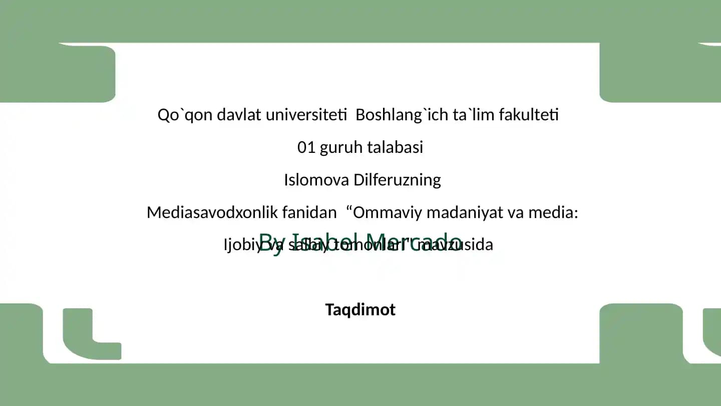 Ommaviy madaniyat va media: Ijobiy va salbiy tomonlari