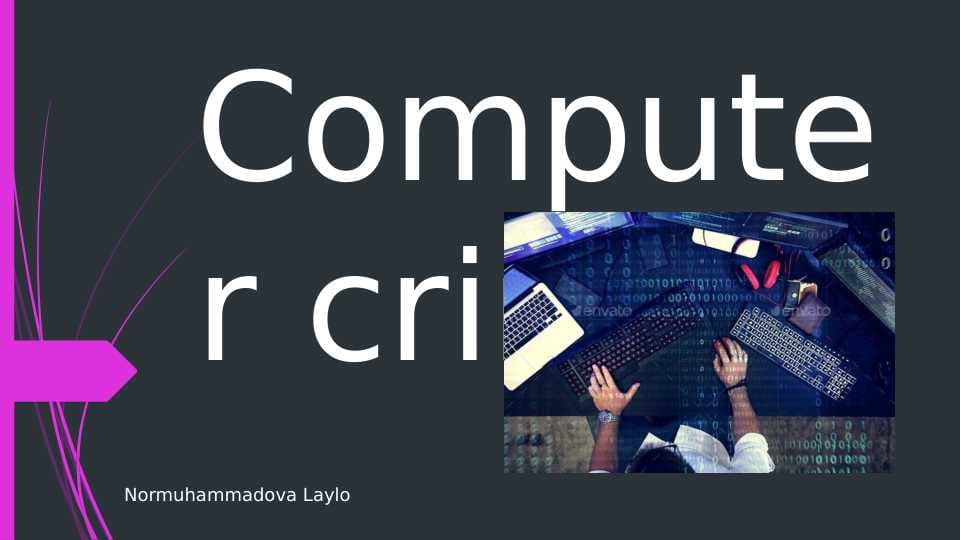 Computer Crime (Slide)