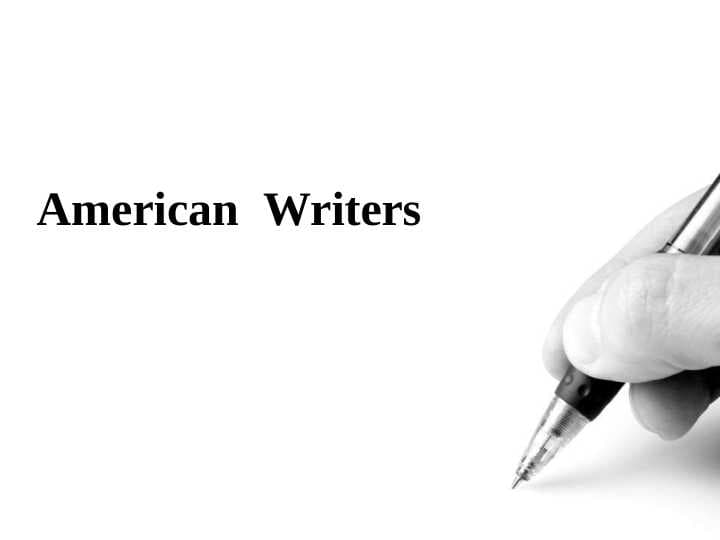 American  Writers