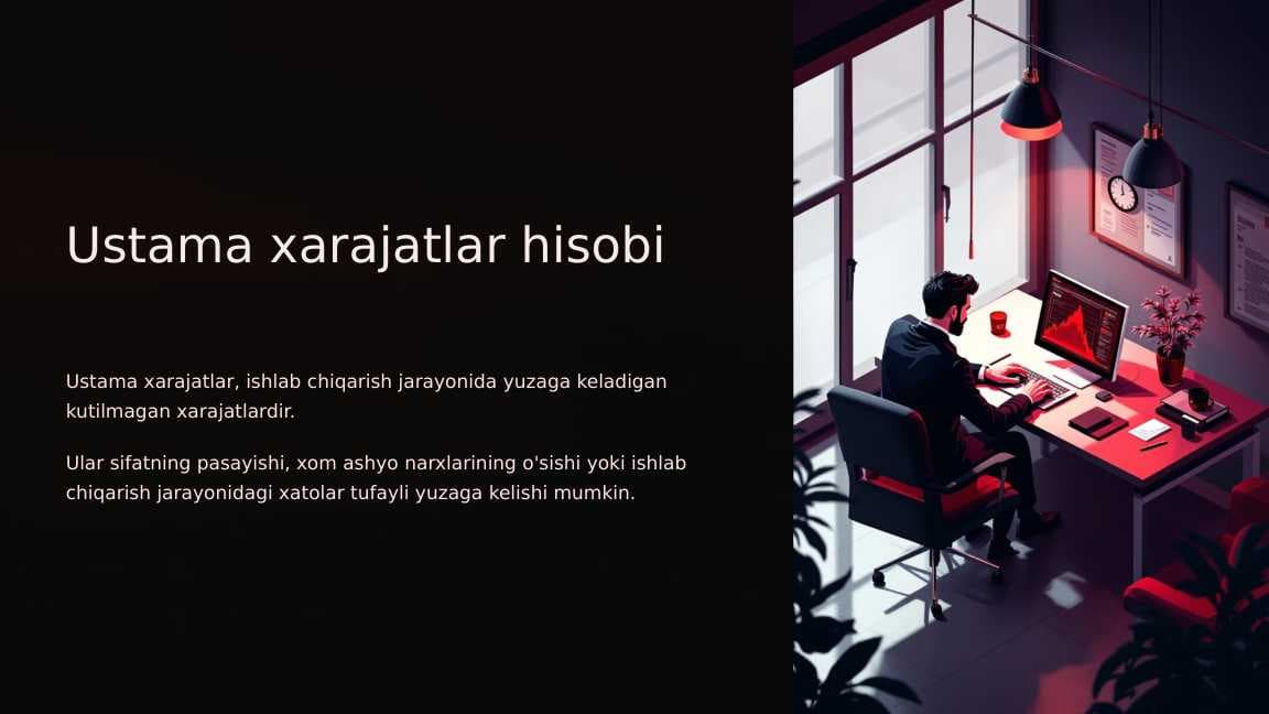 Ustama xarajatlar hisobi