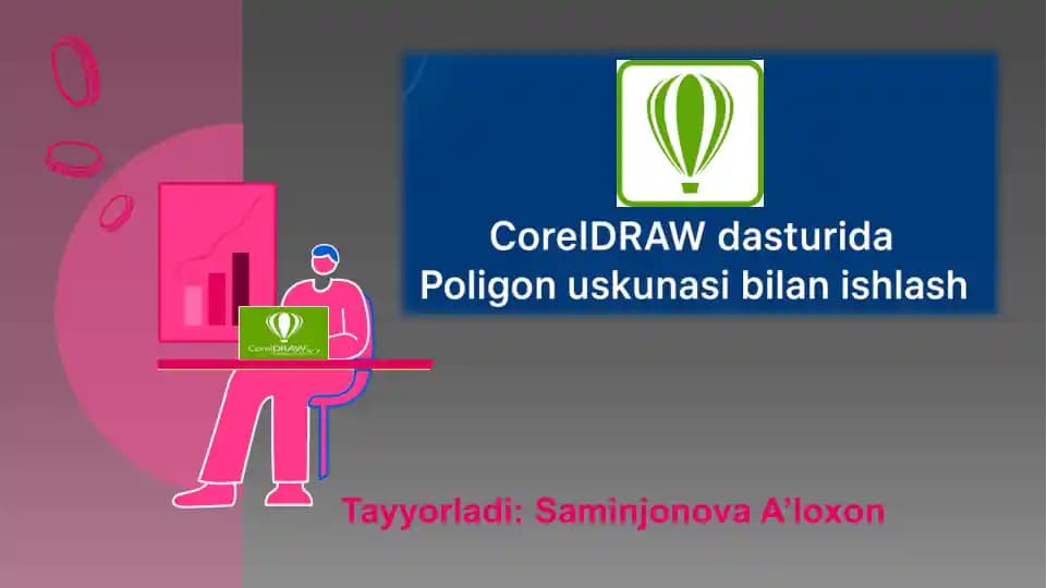 coreldrawda Poligon uskunasi bilan ishlash