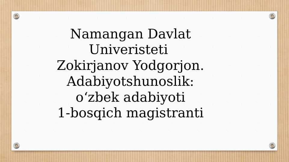 O‘zbek folklorshunosligida tarixiy poetika masalalarining o‘rganilishi