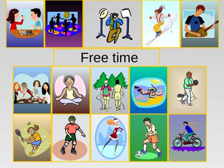 Free time ppt pictures
