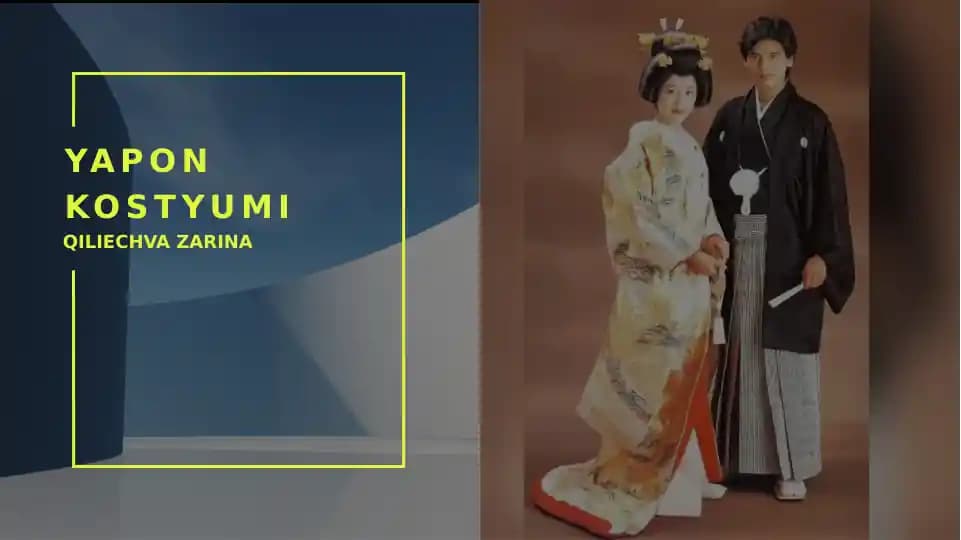 yaponiya kostyumi tarixi