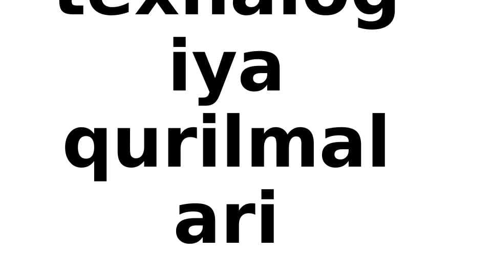 Elektr texnalogiya qurilmalari