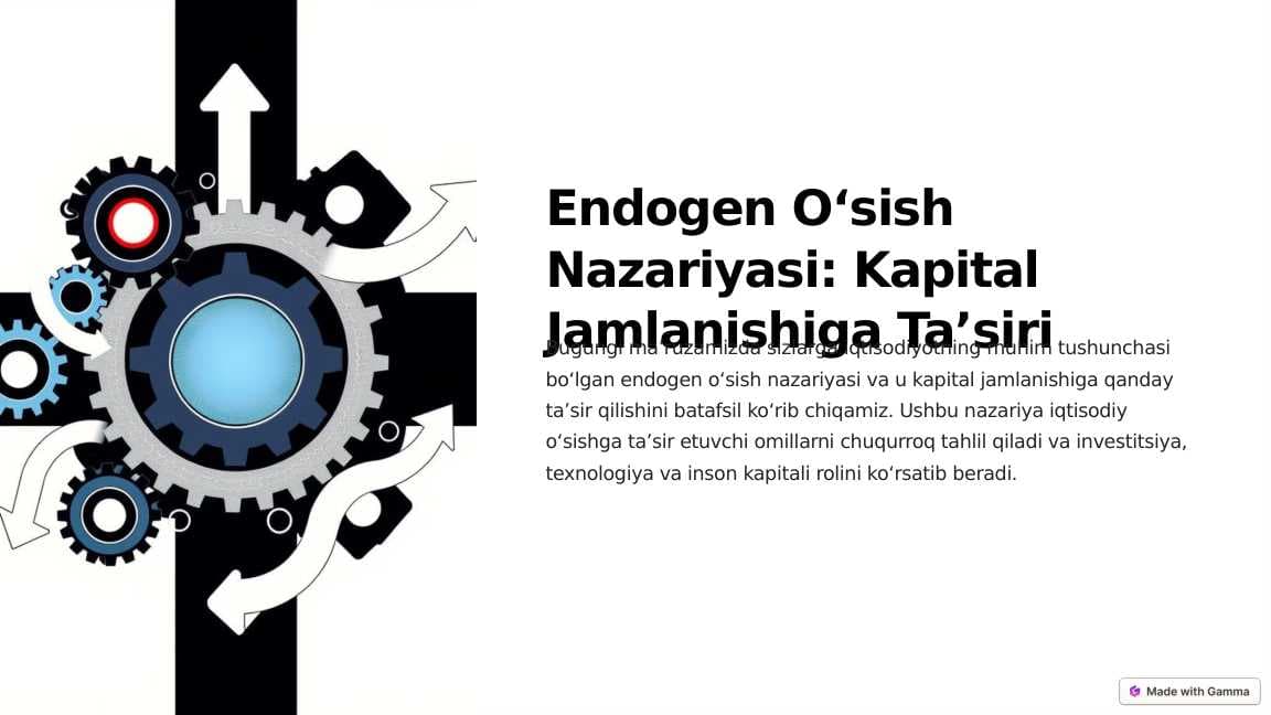 Endogen-Osish-Nazariyasi-Kapital-Jamlanishiga-Tasiri.