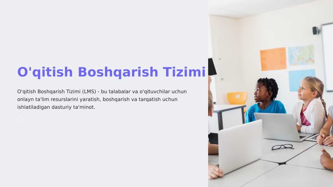 O'qitish Boshqarish Tizimi LMS
