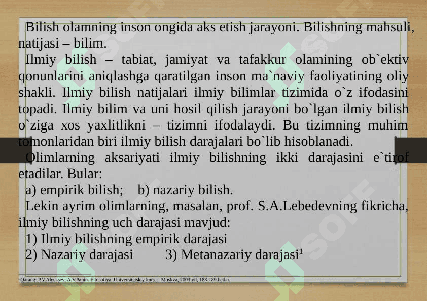 4-MAVZU: Ilmiy tadqiqot vositalari va metodlari. Ilmiy tadqiqotda tarixiylik va mantiqiylik