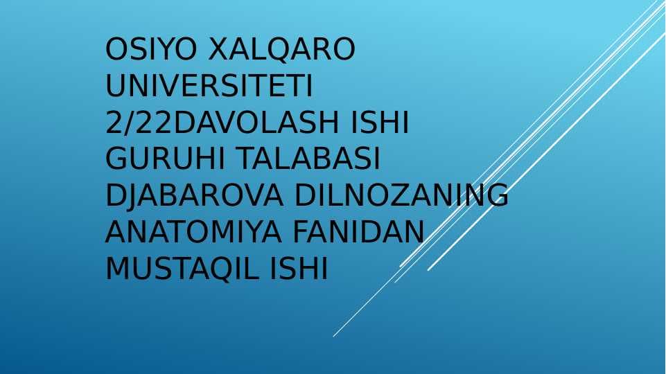 Orqa miya nervlarining hosil bo’lishi . Orqa tarmoqlari