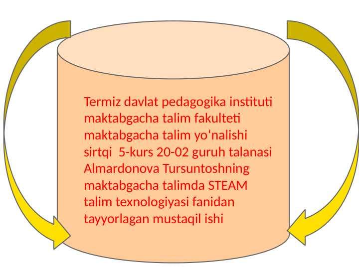 OʻZBEKISTONDA STEAM TAʼLIMINING RIVOJLANISHI