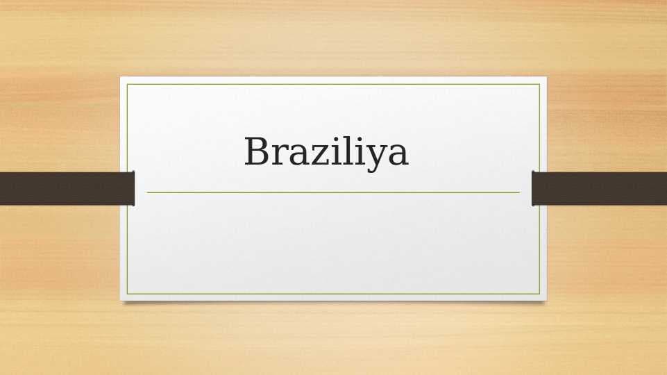 Brazilya statistikasi
