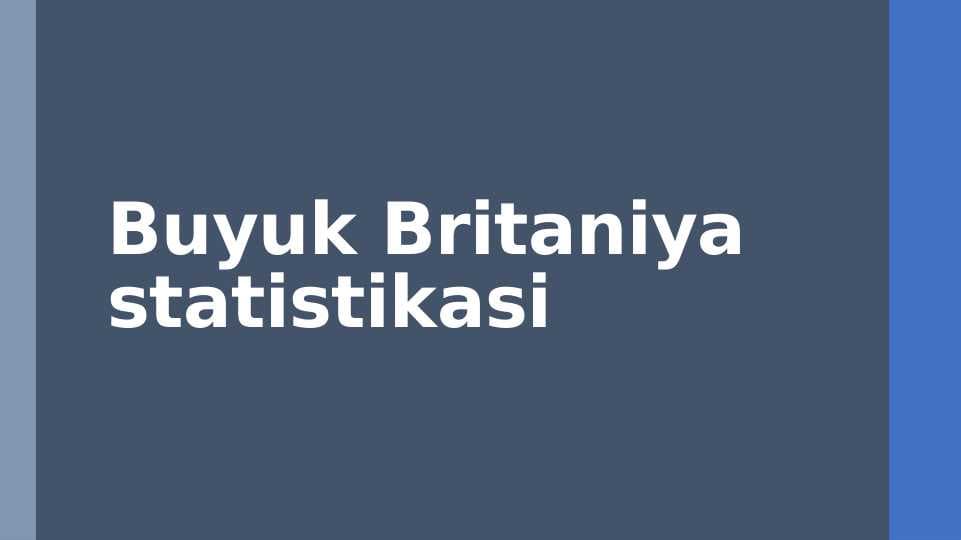 Britaniya statistikasi