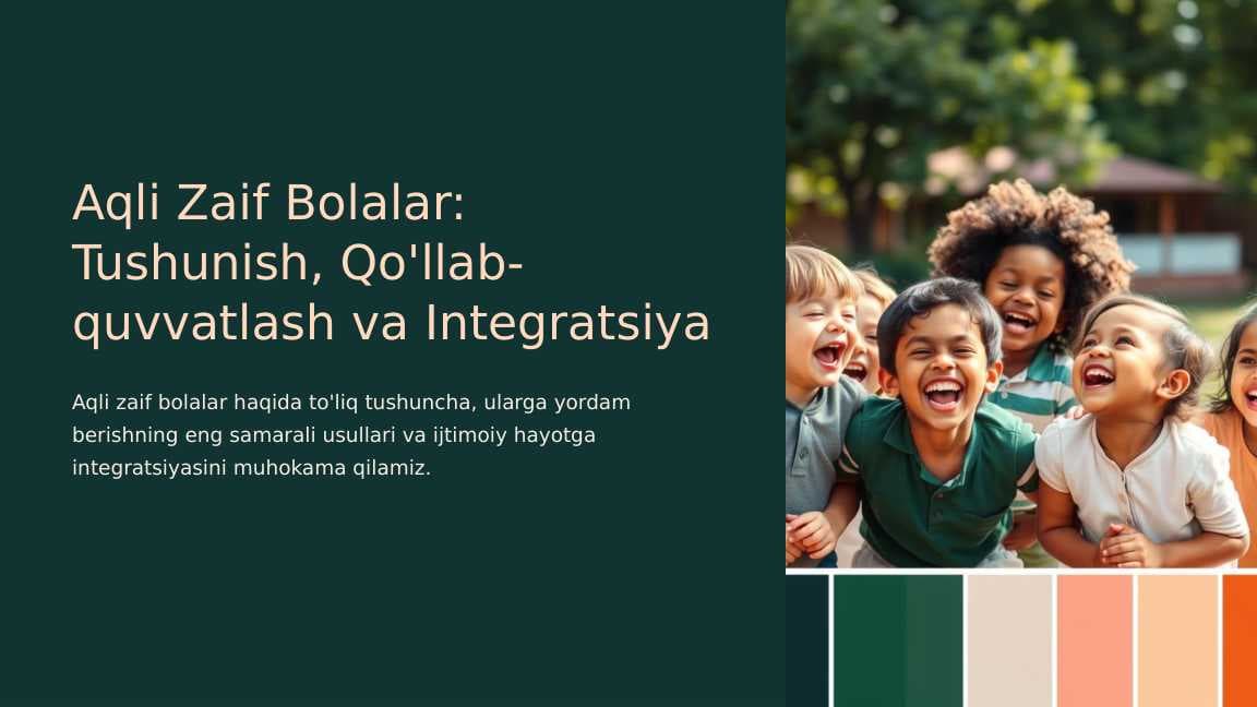 Aqli Zaif c: Tushunish, Qo'llab-quvvatlash va Integratsiya