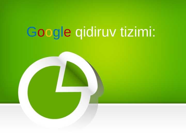 Google qidiruv tizimi