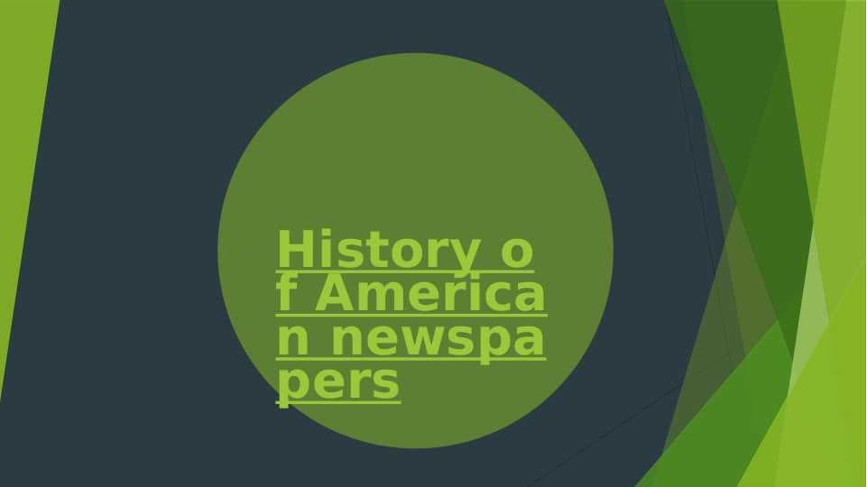 History of American newspapers