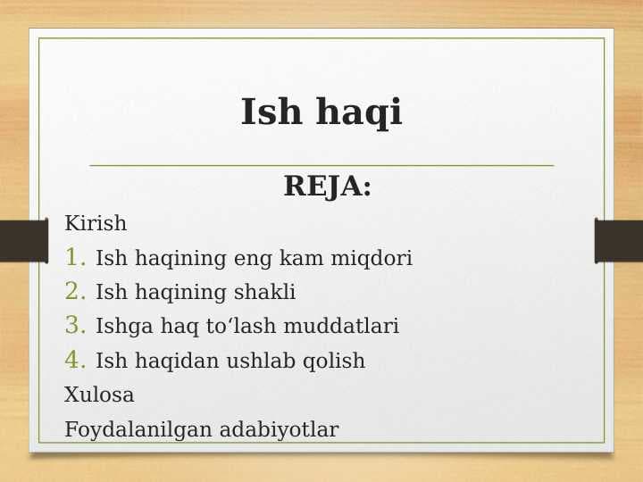 Ish haqi