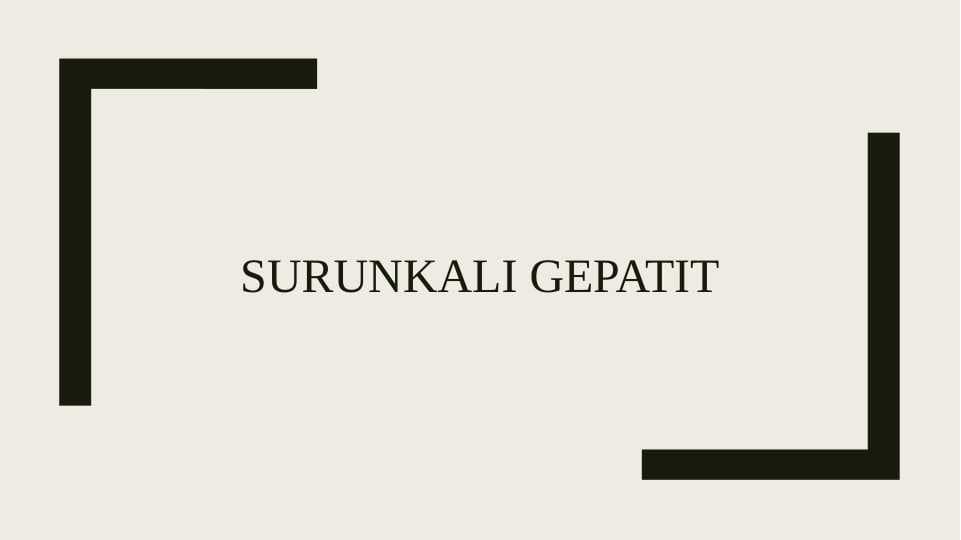 Surunkali gepatit