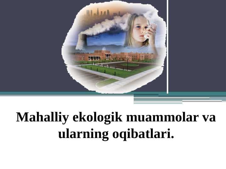 Mahalliy ekologik muammolar va ularning oqibatlari.