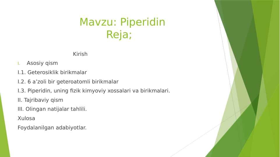 Piperidin