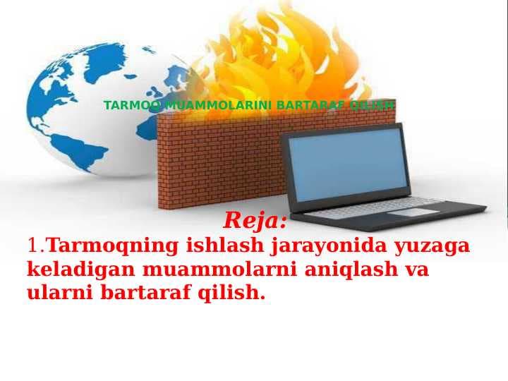 TARMOQ MUAMMOLARINI BARTARAF QILISH