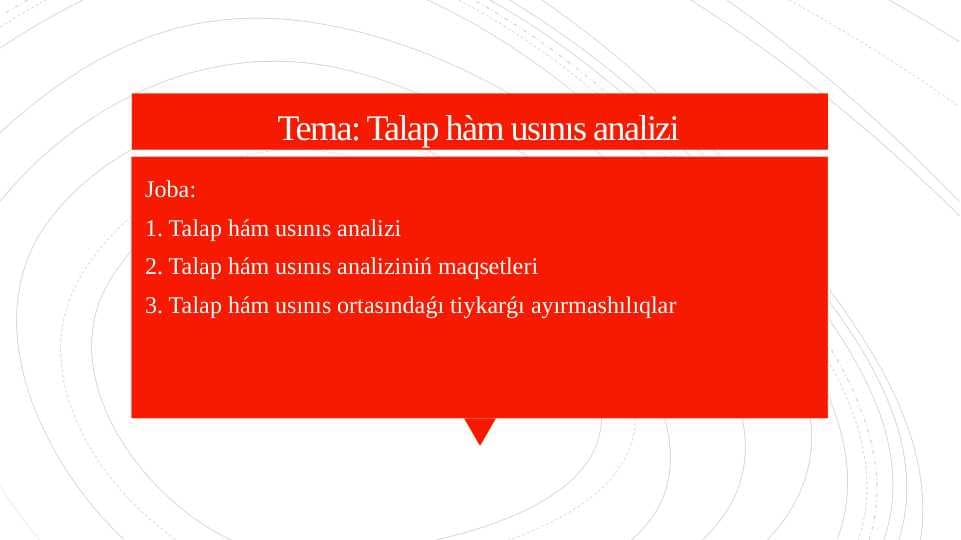 Talap hàm usınıs analizi