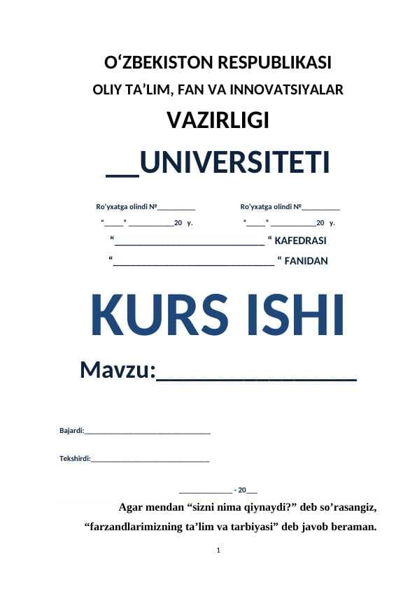 Iste’dodli bolalarni aniqlash va ularni tarbiyalash