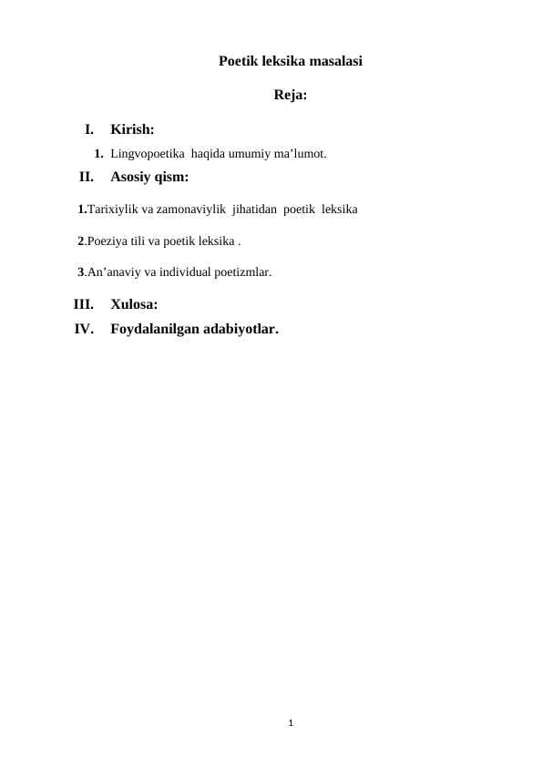 Poetik leksika masalasi