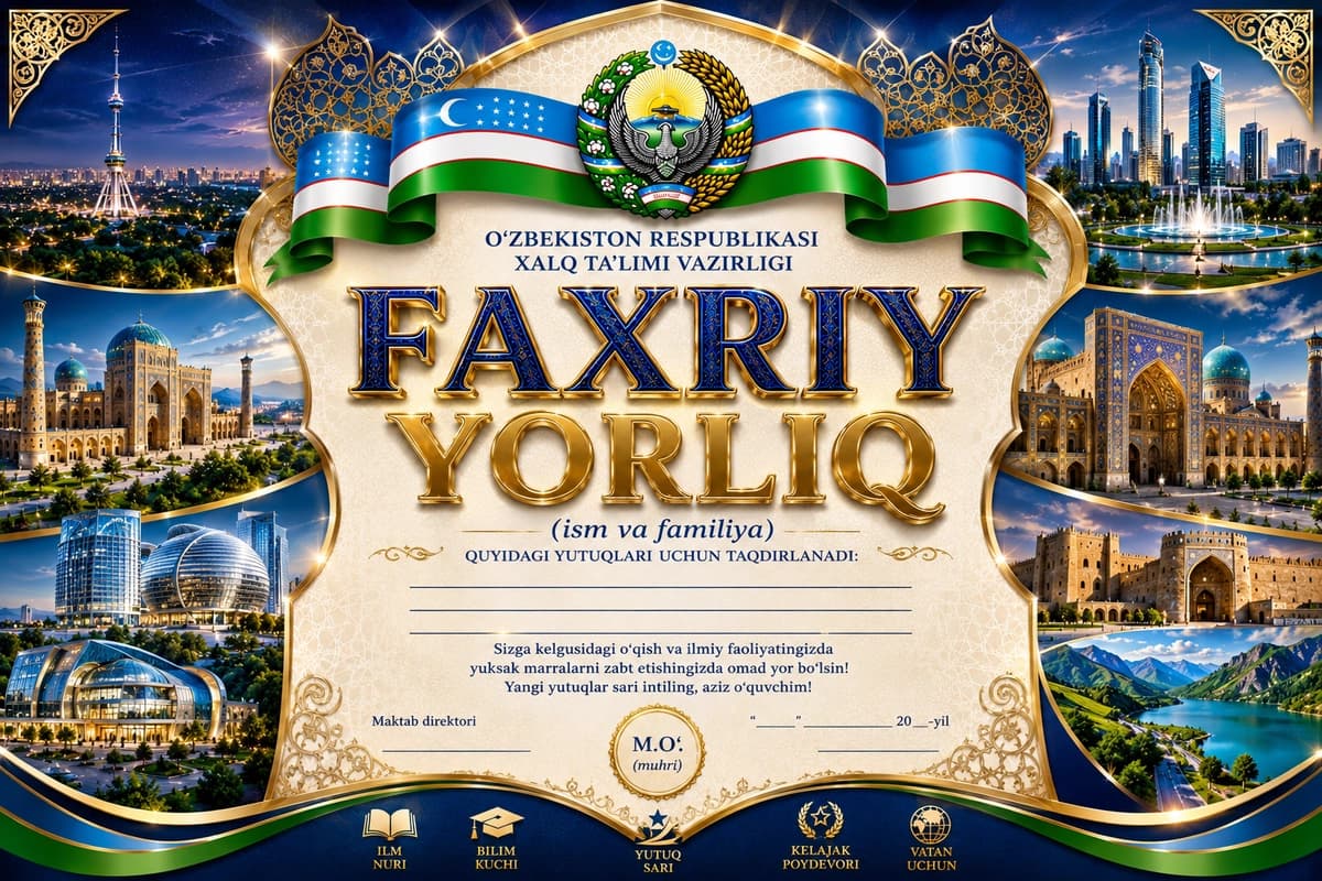 Faxriy yorliq