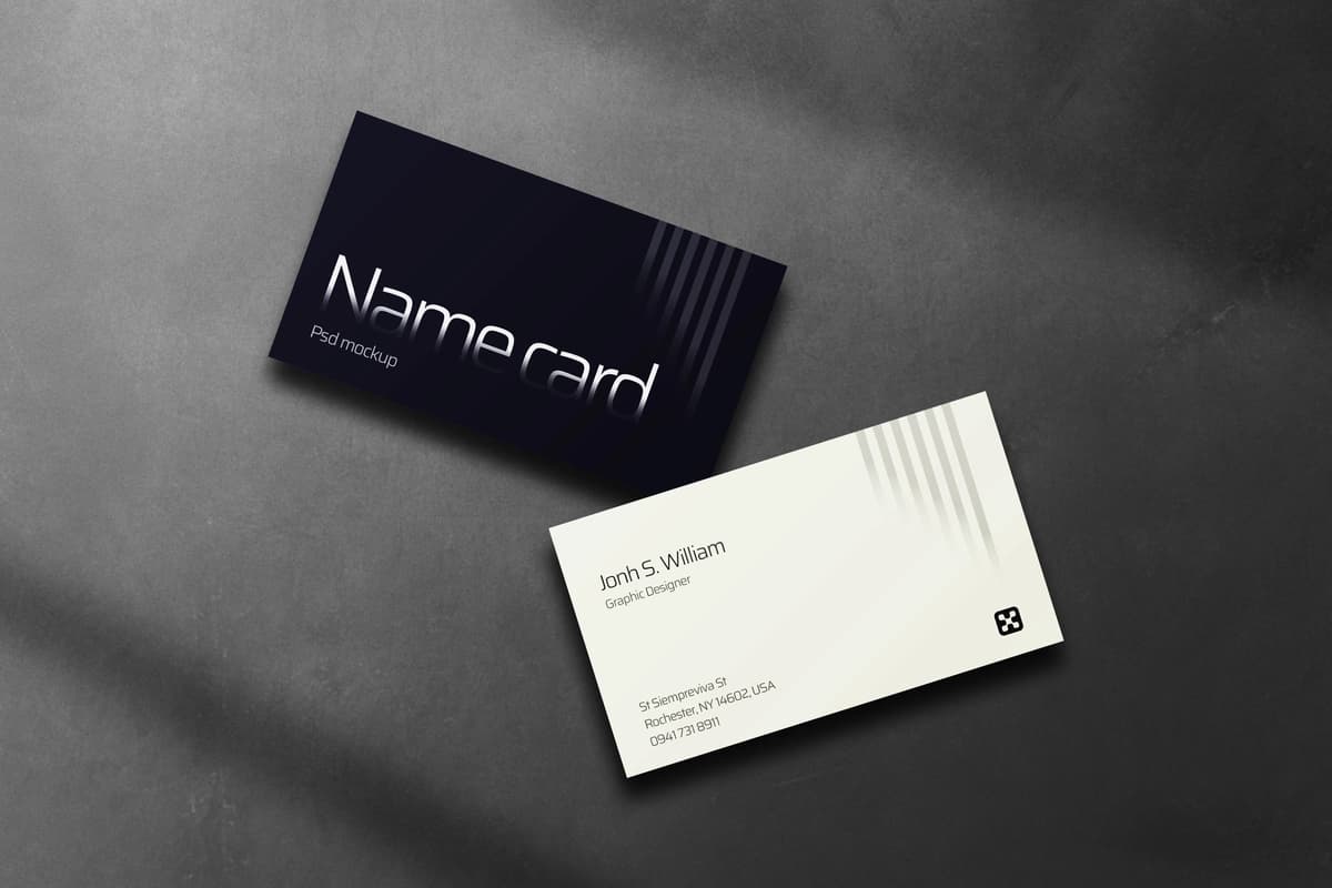 Biznes karta maketi | Business card mockup