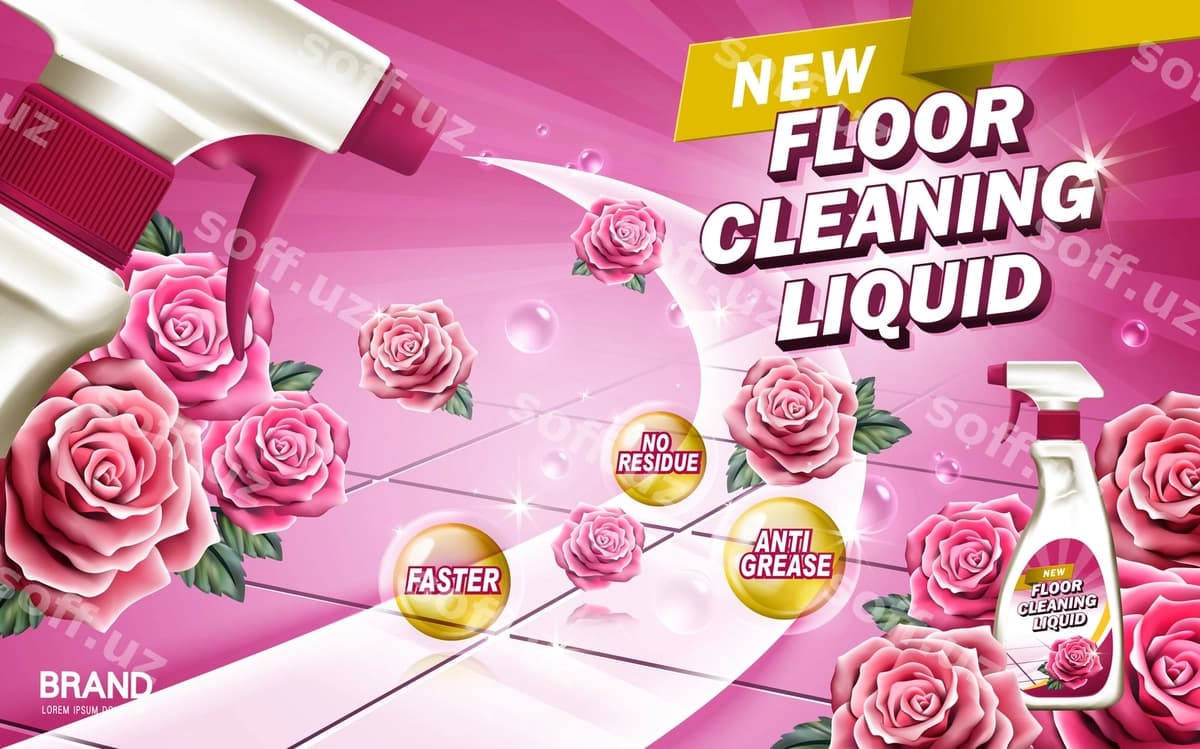 Pol detergenti reklamasi | Floor detergent ad