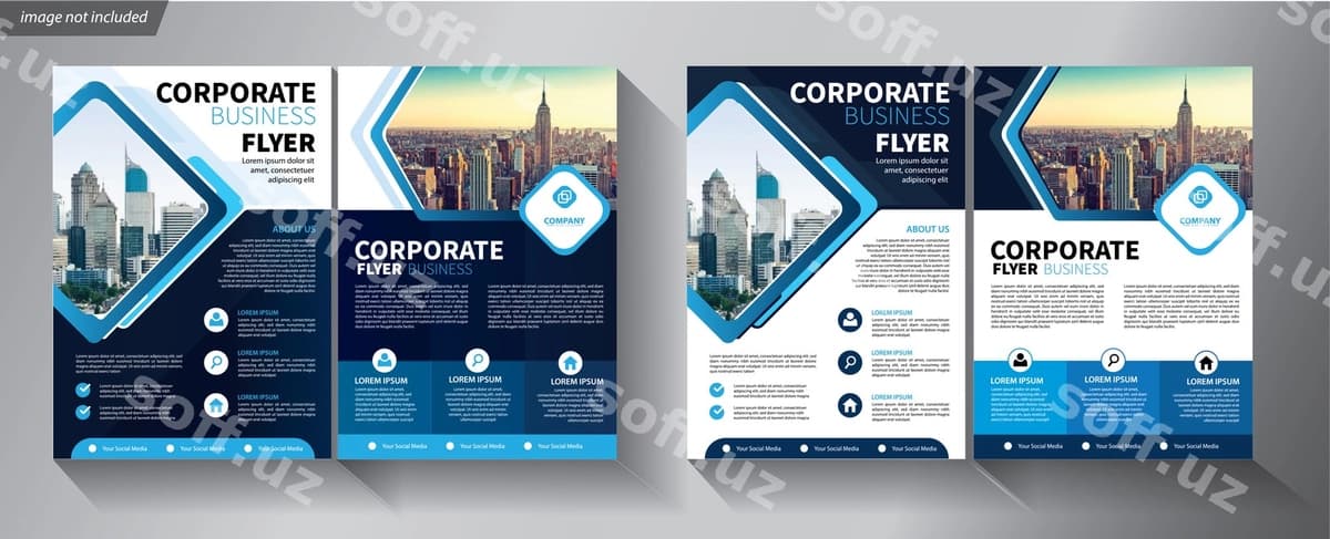Flyer shablon kompaniyasi | Flyer template company