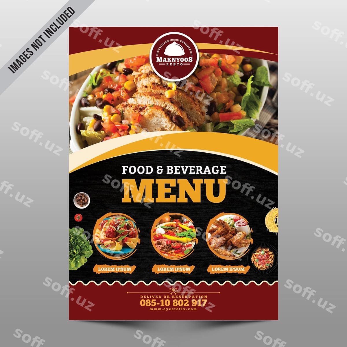 Ovqat menyu flyeri | Food menu flyer