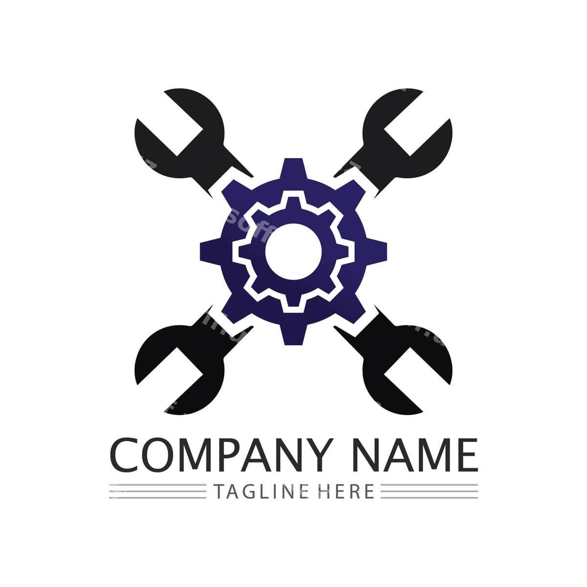 Shina logotipi shabloni vektor ikonasi | Gear logo template vector icon