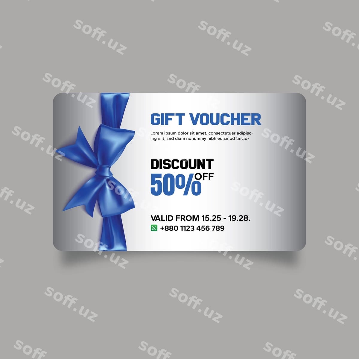 Sovg'a voucher kartalari maxsus chegirma bilan | Gift voucher cards with special discount