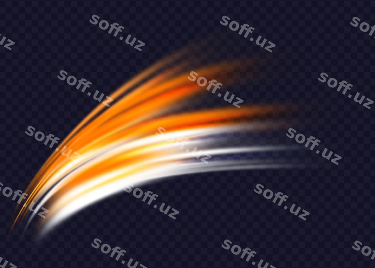 Yorqin to‘lqin yorquy chiziqlari effekti | Glowing wave light lines effect