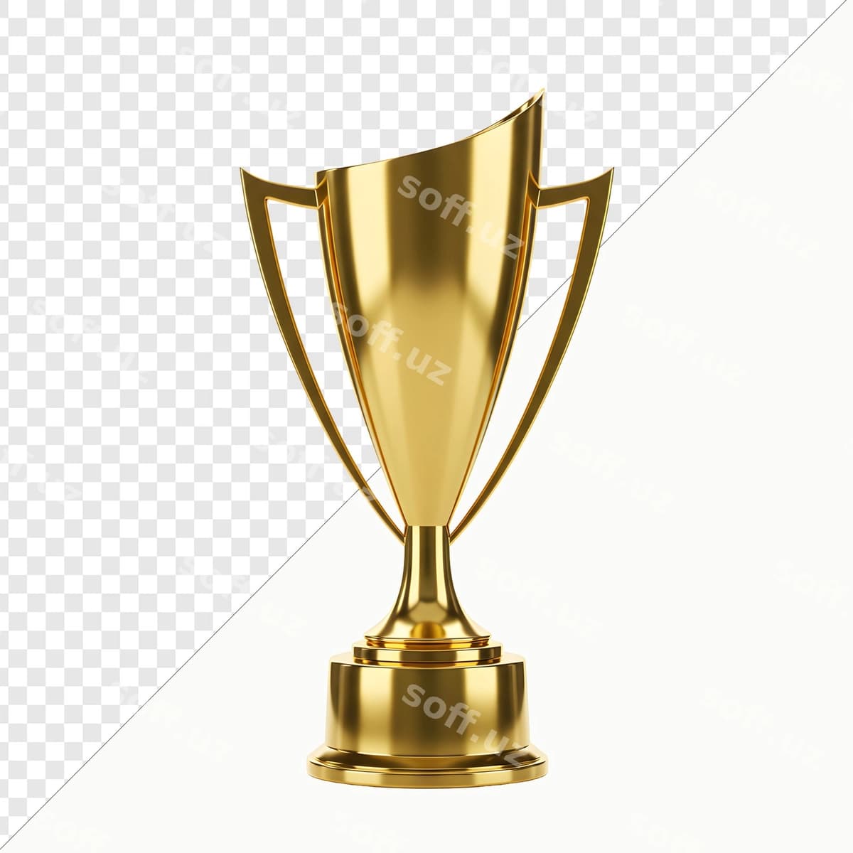Oltin trofeya illustratsiyasi | Golden trophy illustration