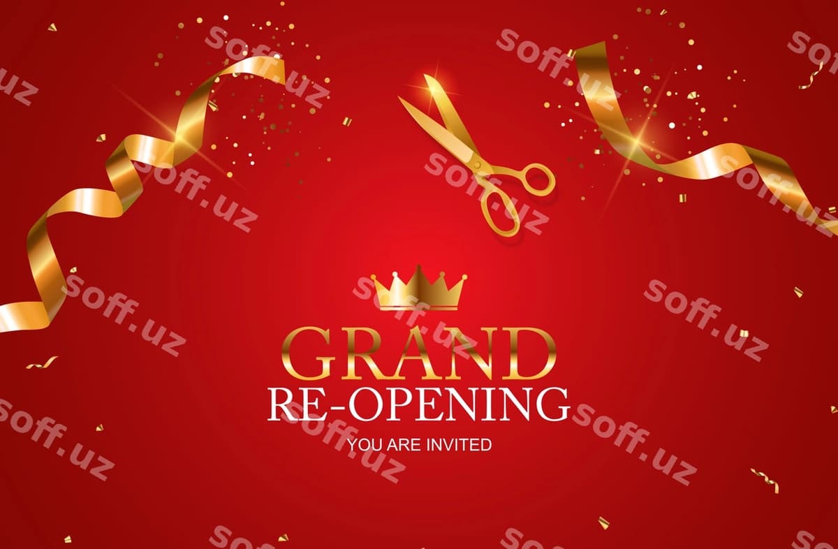 Grand qayta oching biznes | Grand re opening business